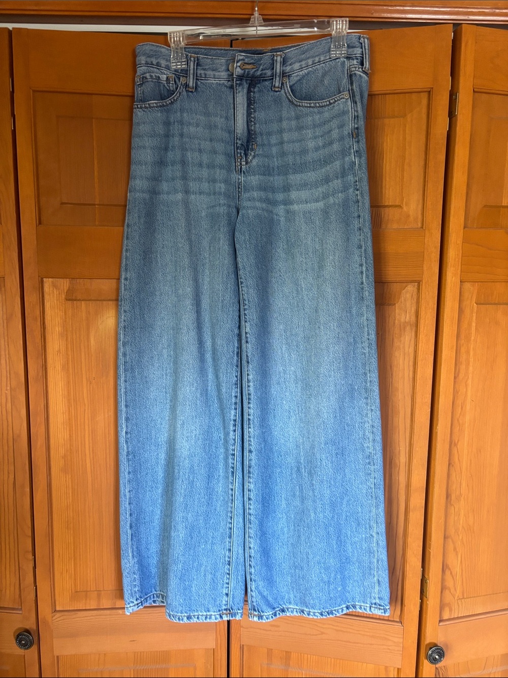 Banana Republic Light Blue Wide-Leg Jeans